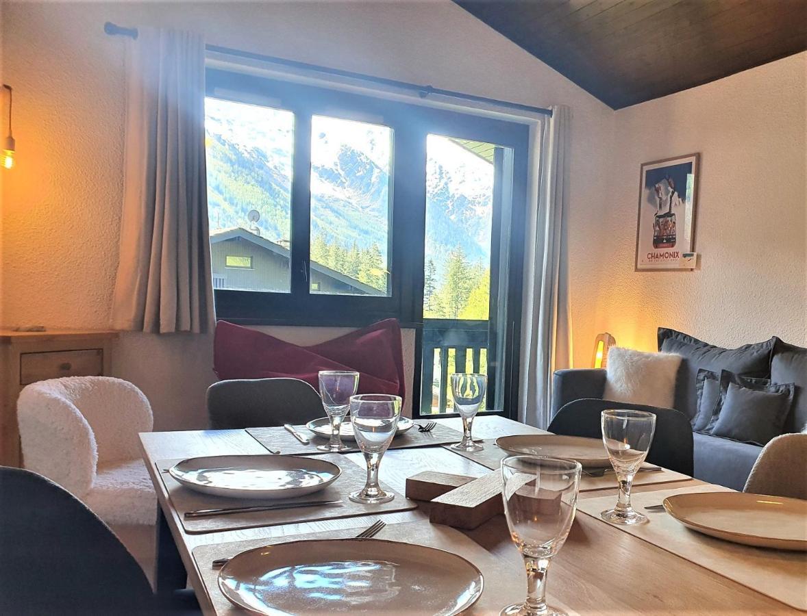 Chamonix Superbe Appartement Vue Mont Blanc Buitenkant foto