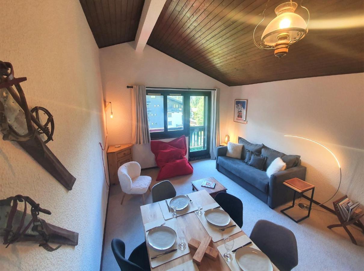 Chamonix Superbe Appartement Vue Mont Blanc Buitenkant foto