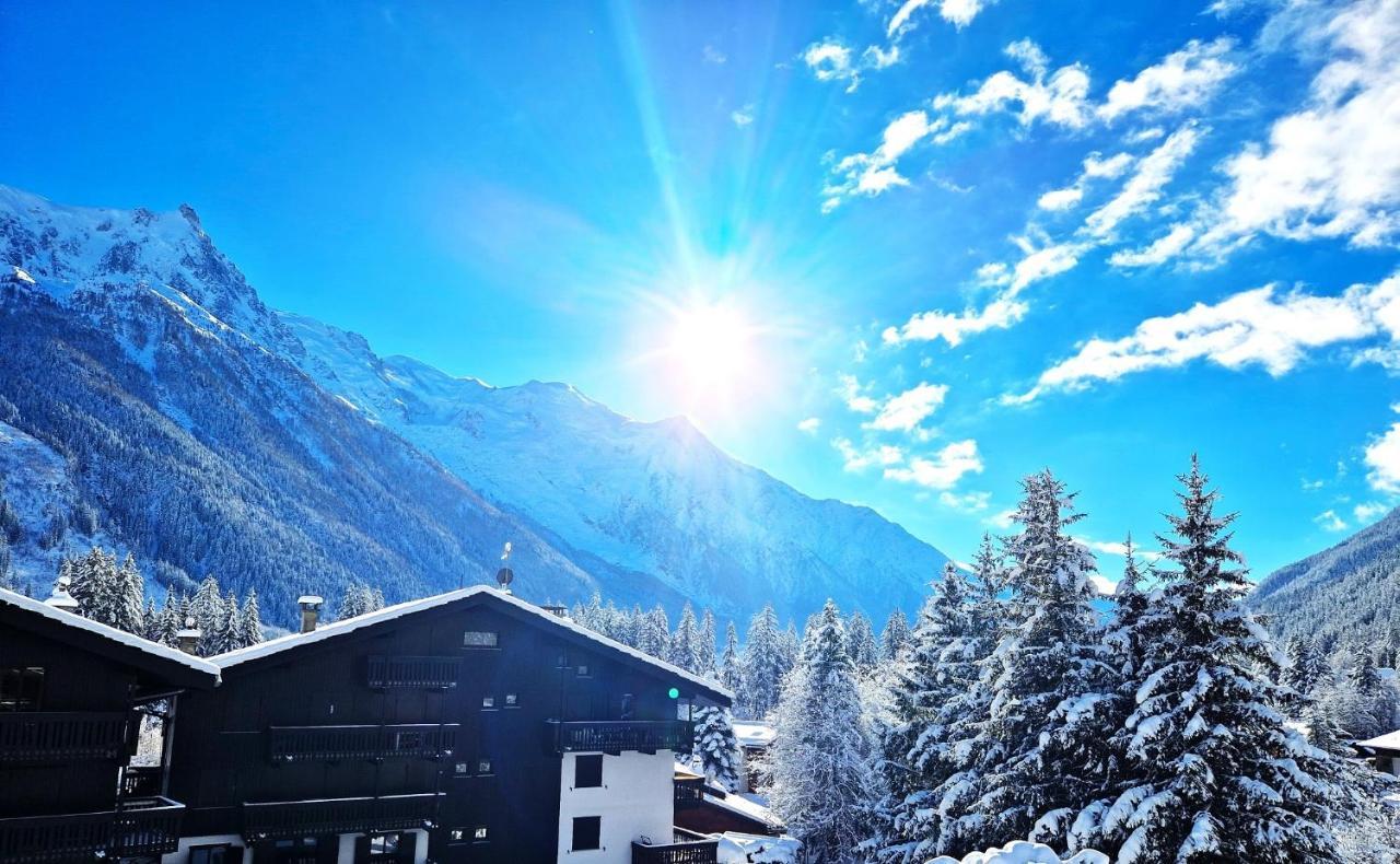Chamonix Superbe Appartement Vue Mont Blanc Buitenkant foto